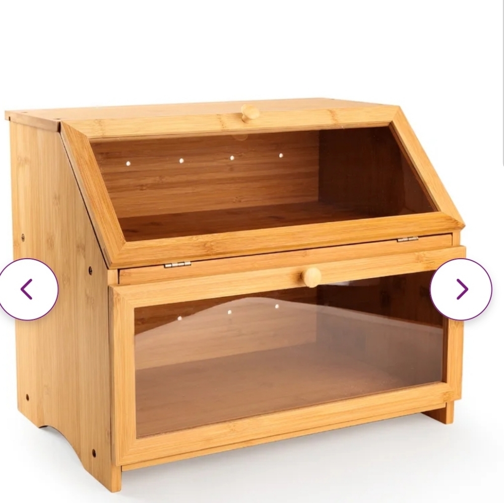Bamboo bread box